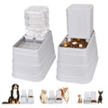 dog Feeder and Water Dispenser Set