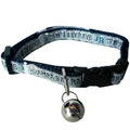 Baseball Team Collar for Cats. with Ringing Bell Pendant