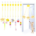 8PC Interactive Cat Toy Cat Feather Toy