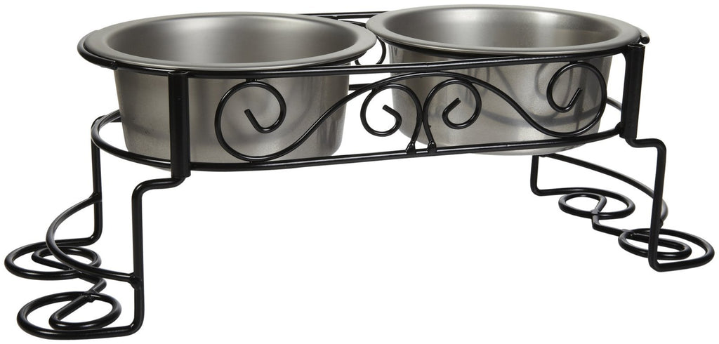 Double Diner Elevated Pet Bowls