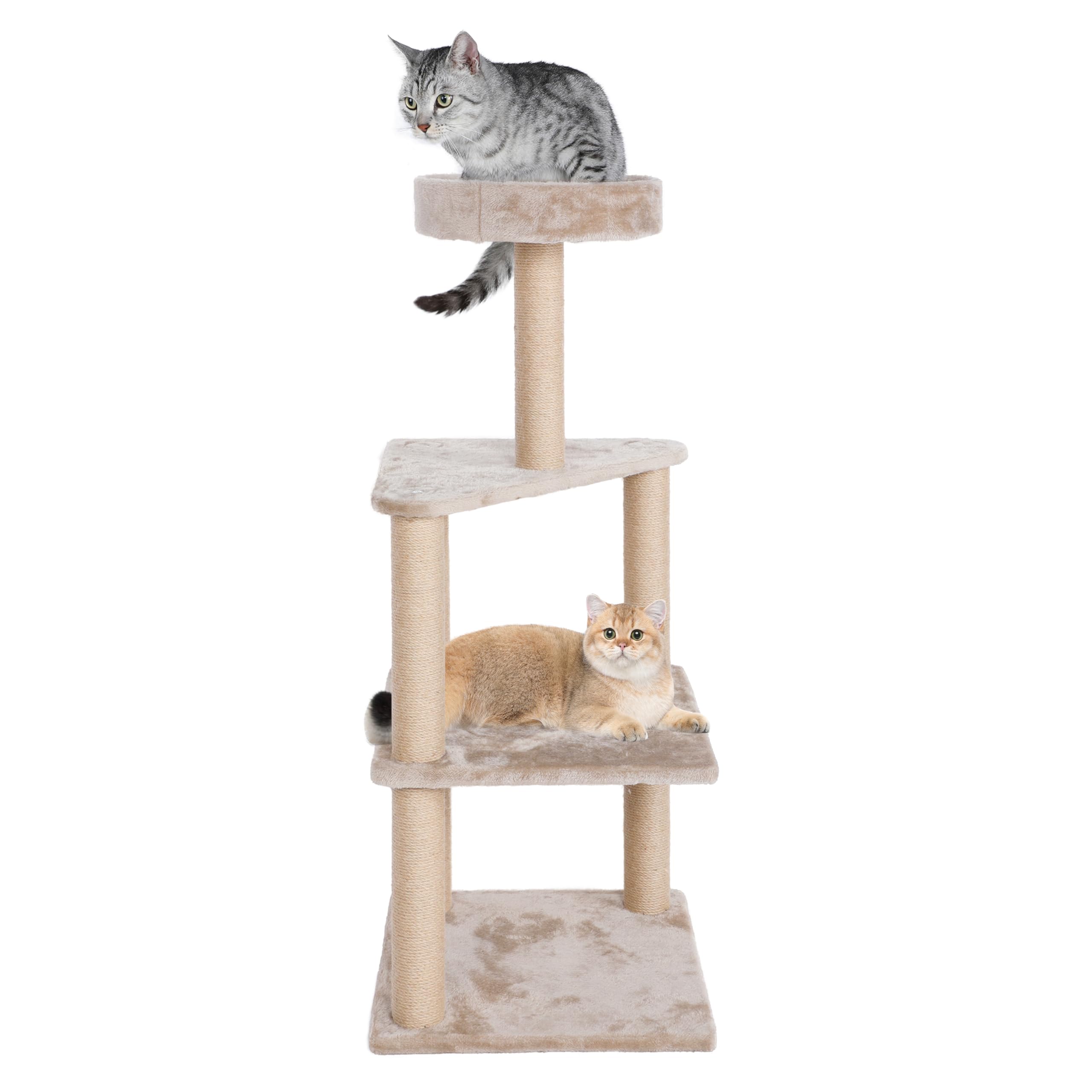 Cat Tree Tower  4-Layer Cat Tower for Large