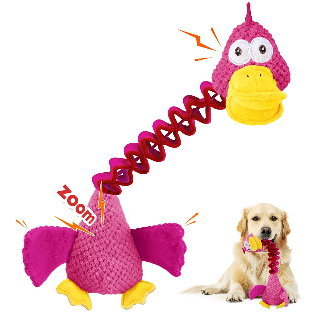 Interactive Puppy,Dog Toys-Pink Duck