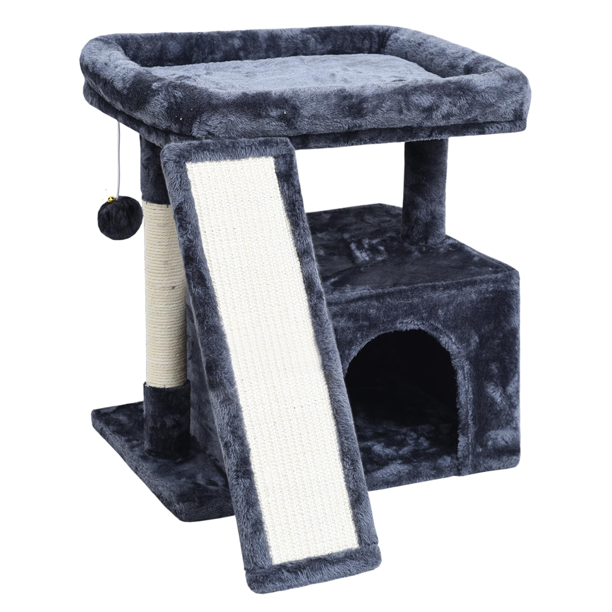 Cat Tower with Scratching Post and Board