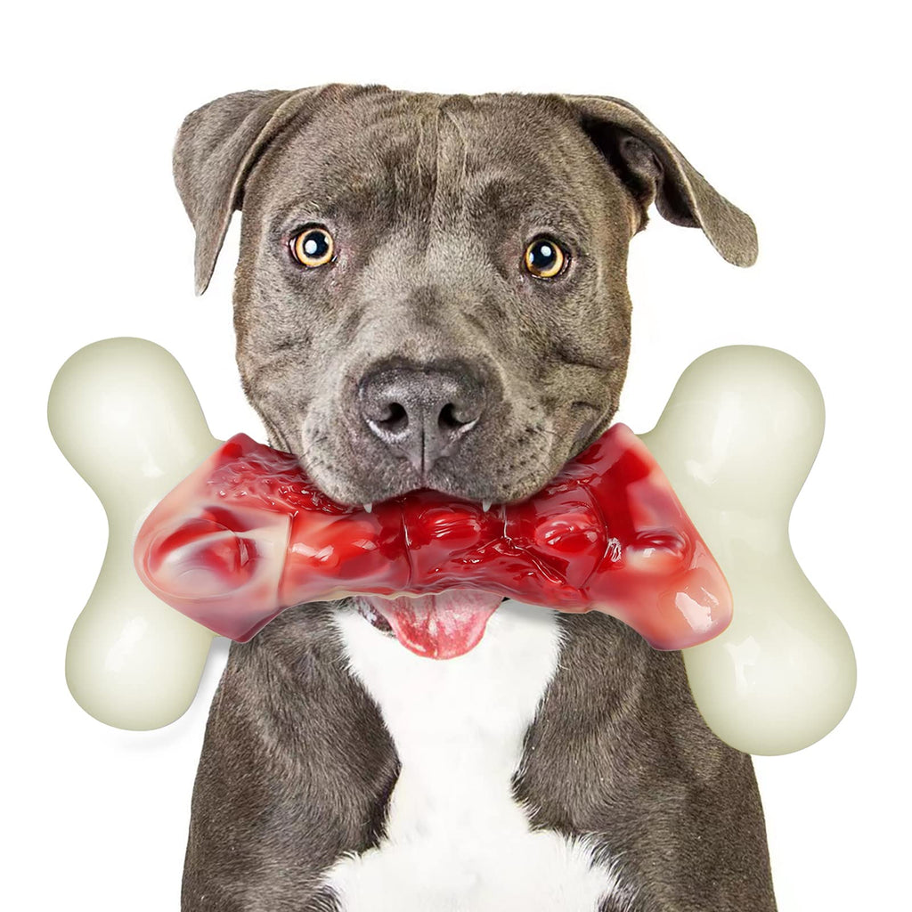 Dog Toys for Aggressive Chewers Bacon Flavored