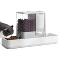 Automatic Small Pet Feeder and Water Dispenser(White)
